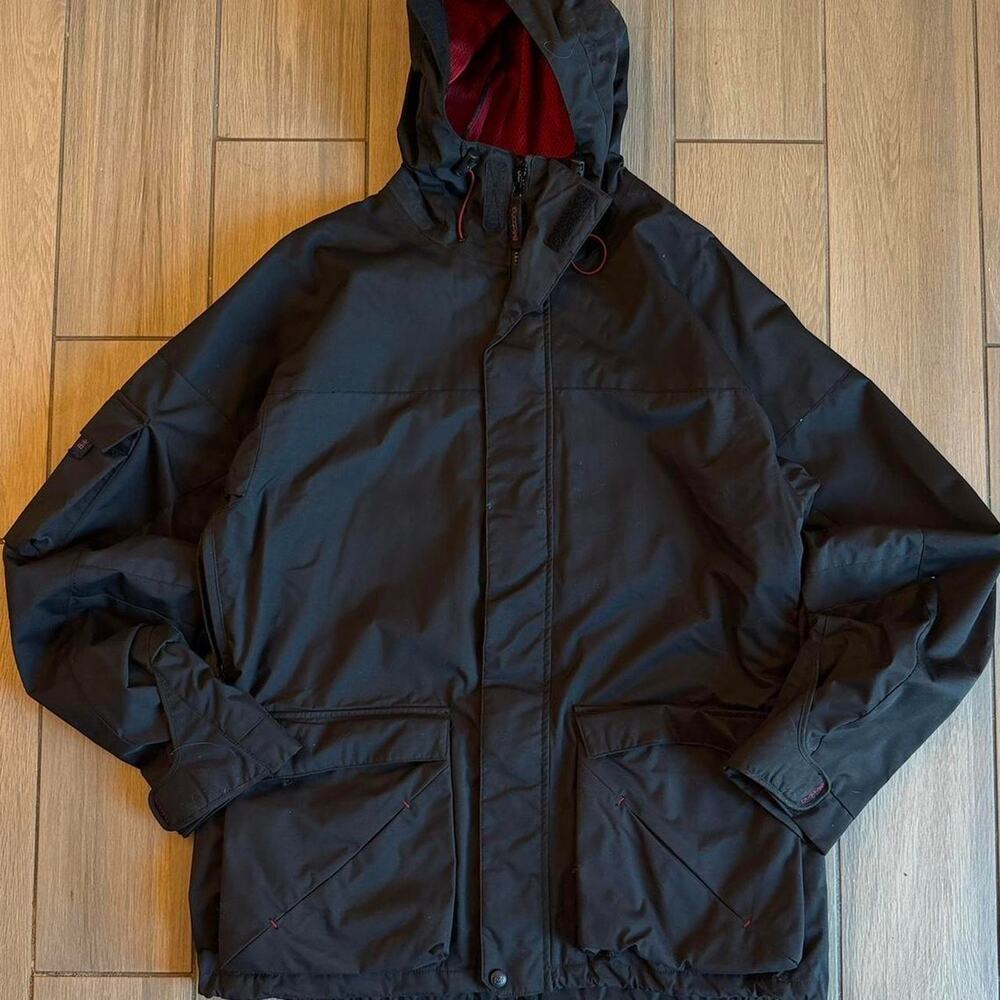 Billabong Black and Red Snow Jacket - Size L